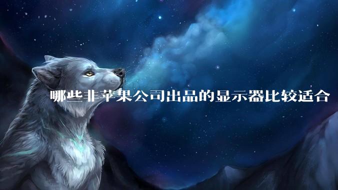 哪些非苹果公司出品的显示器比较适合 Mac mini？